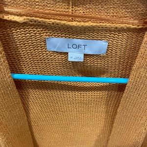 Loft, M, golden yellow cardigan
